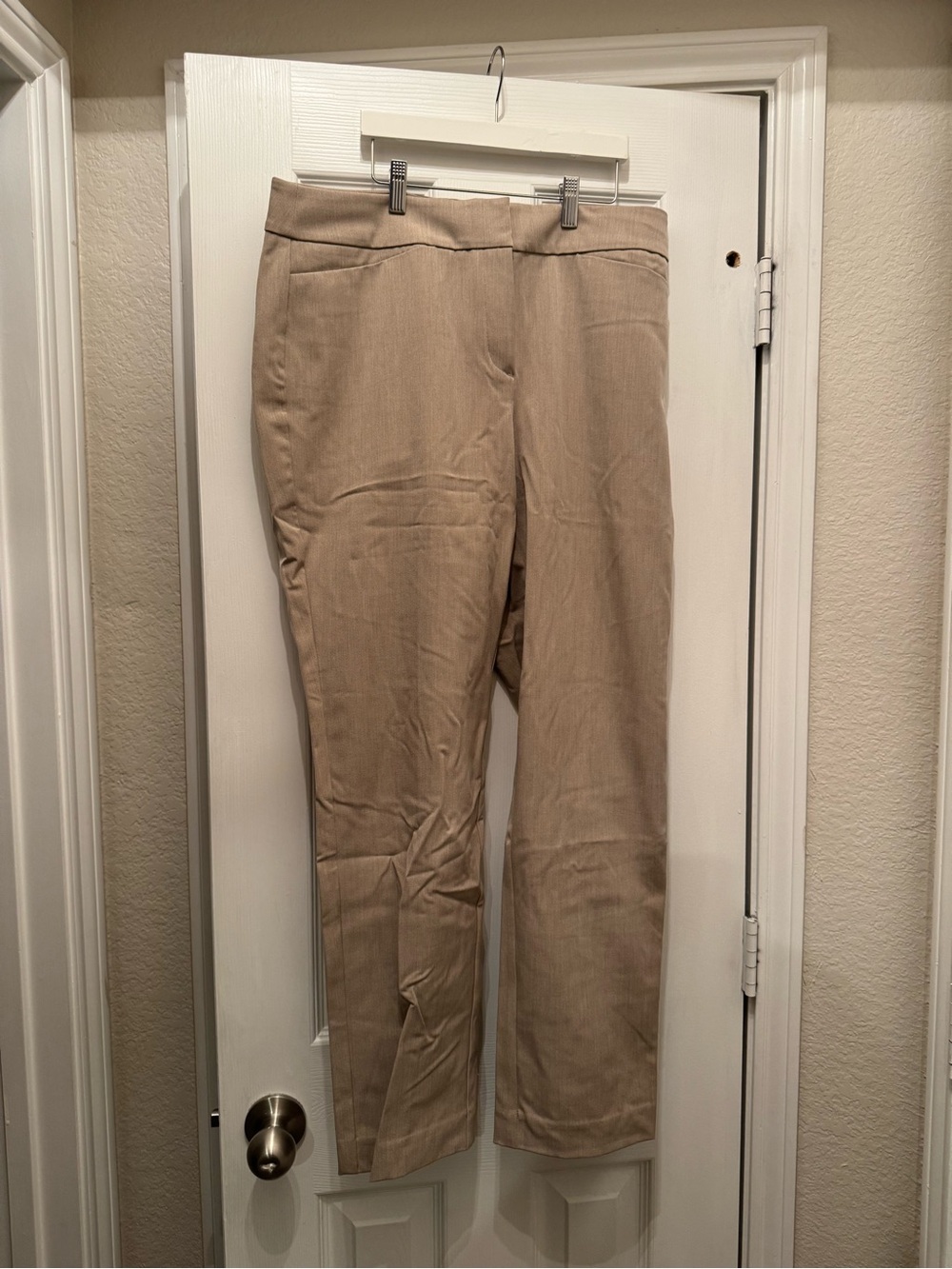 Ann Taylor Factory Tan/Beige Work Pants — Size 10